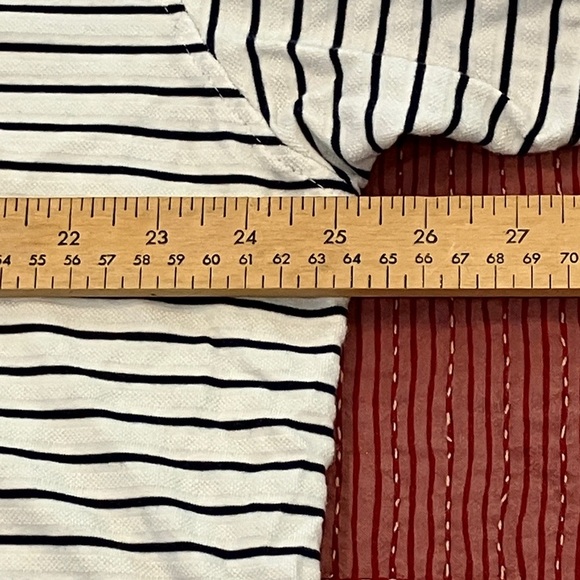 Izod men’s XXL Navy and White Striped short sleeve cotton Polo - Picture 7 of 11